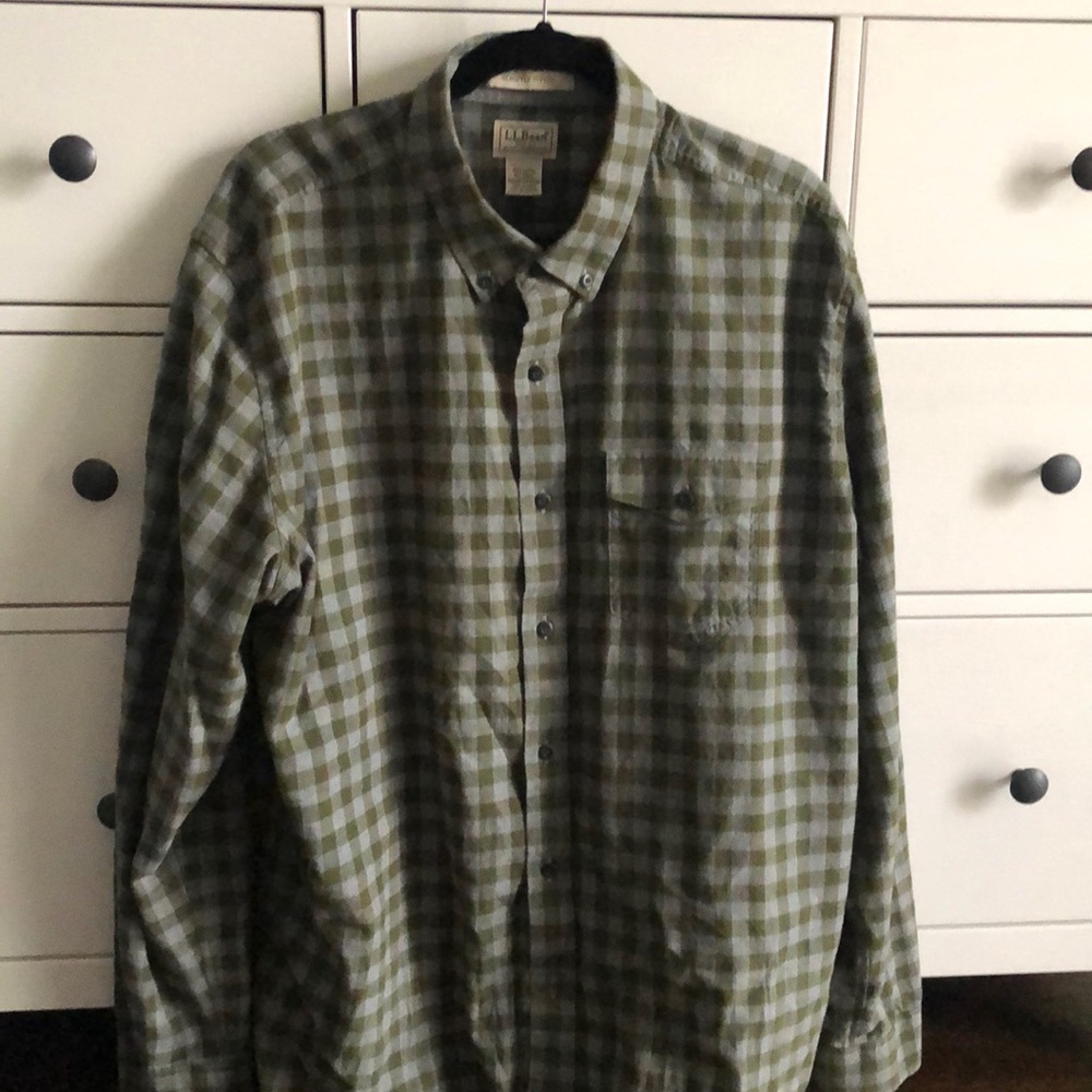 Men’s LLBean XL-Tall Slightly Fitted Flannel